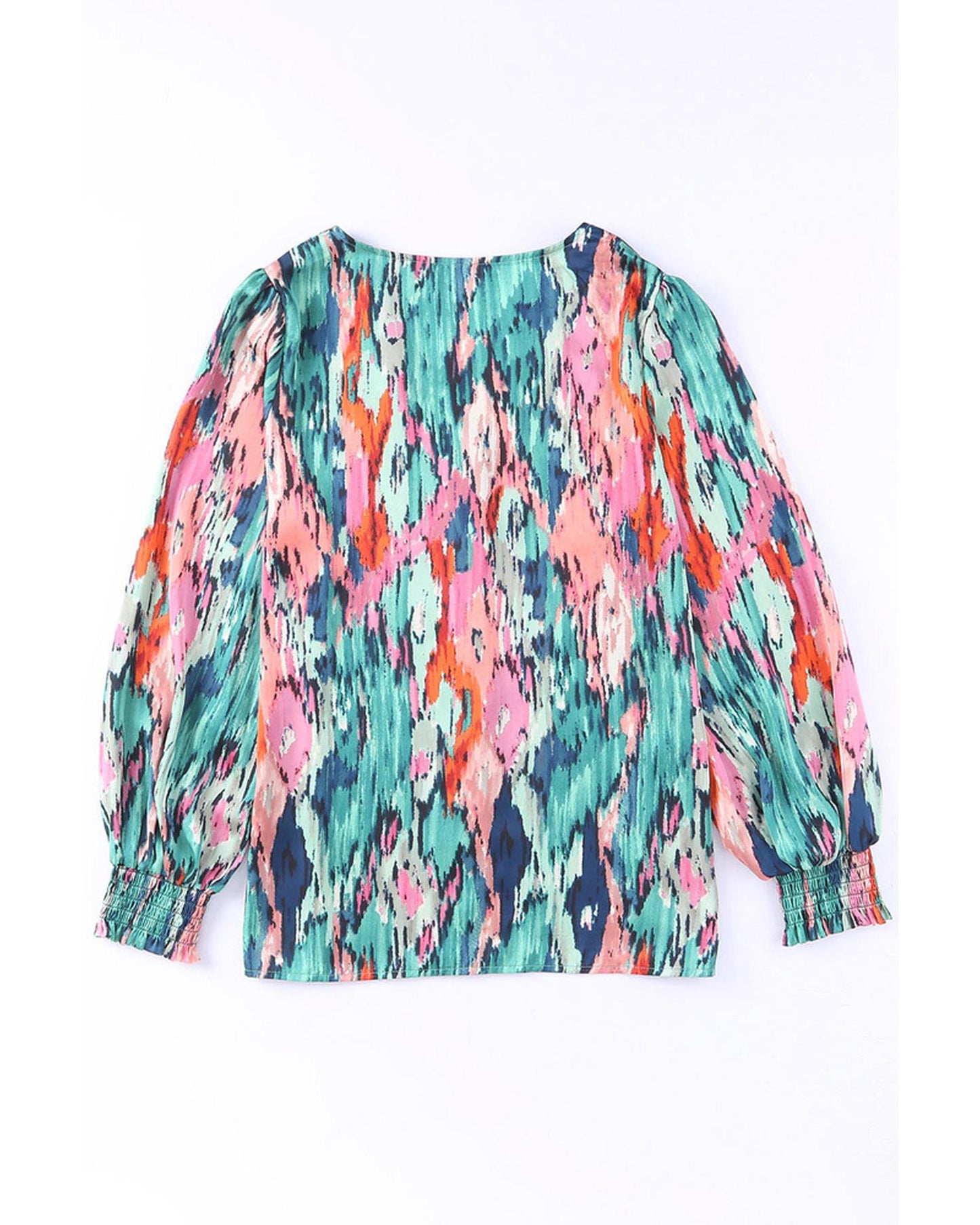 Azura Exchange Abstract Print Long Sleeve Shirt - M