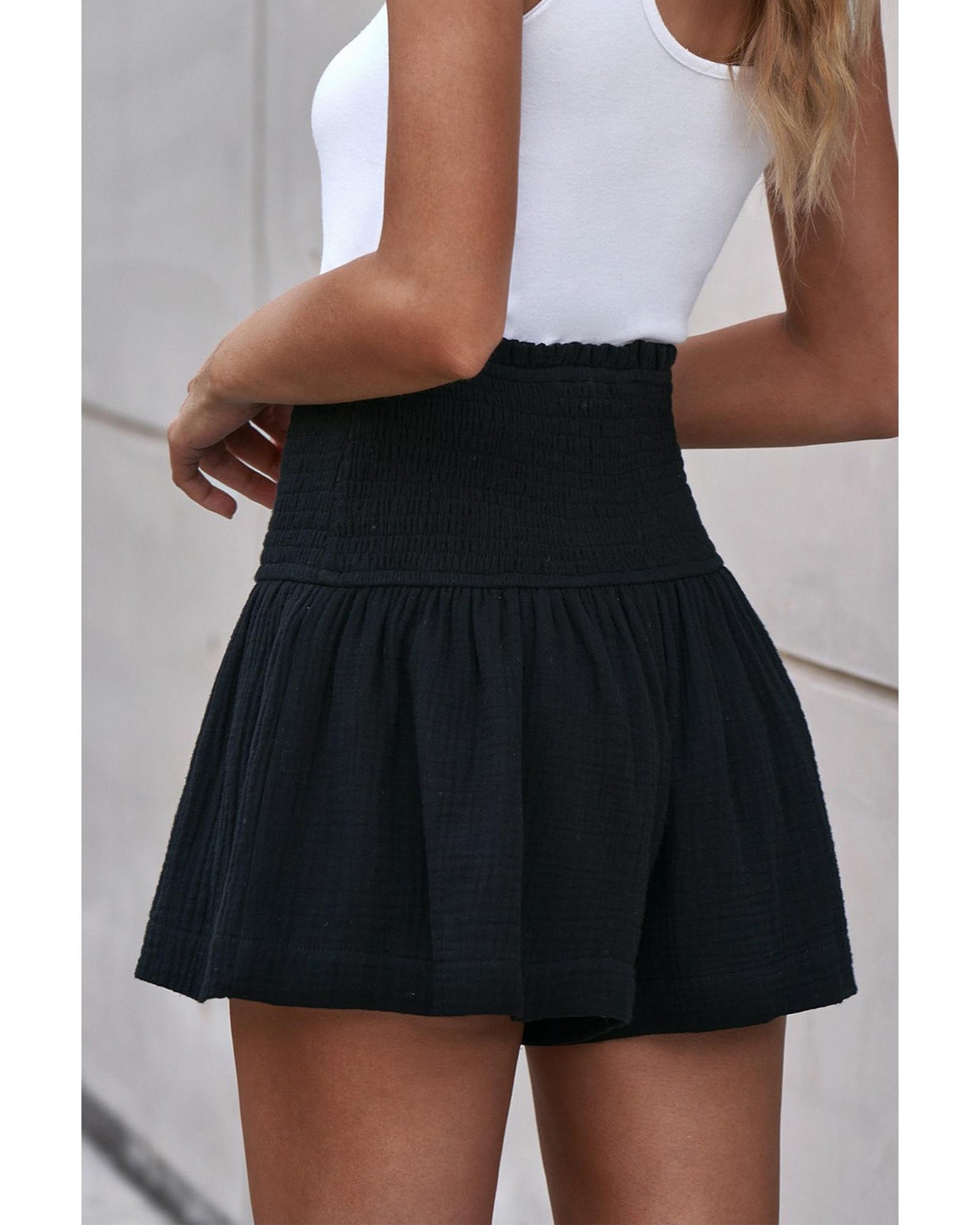 Azura Exchange High Waist Ruffle Shorts - M