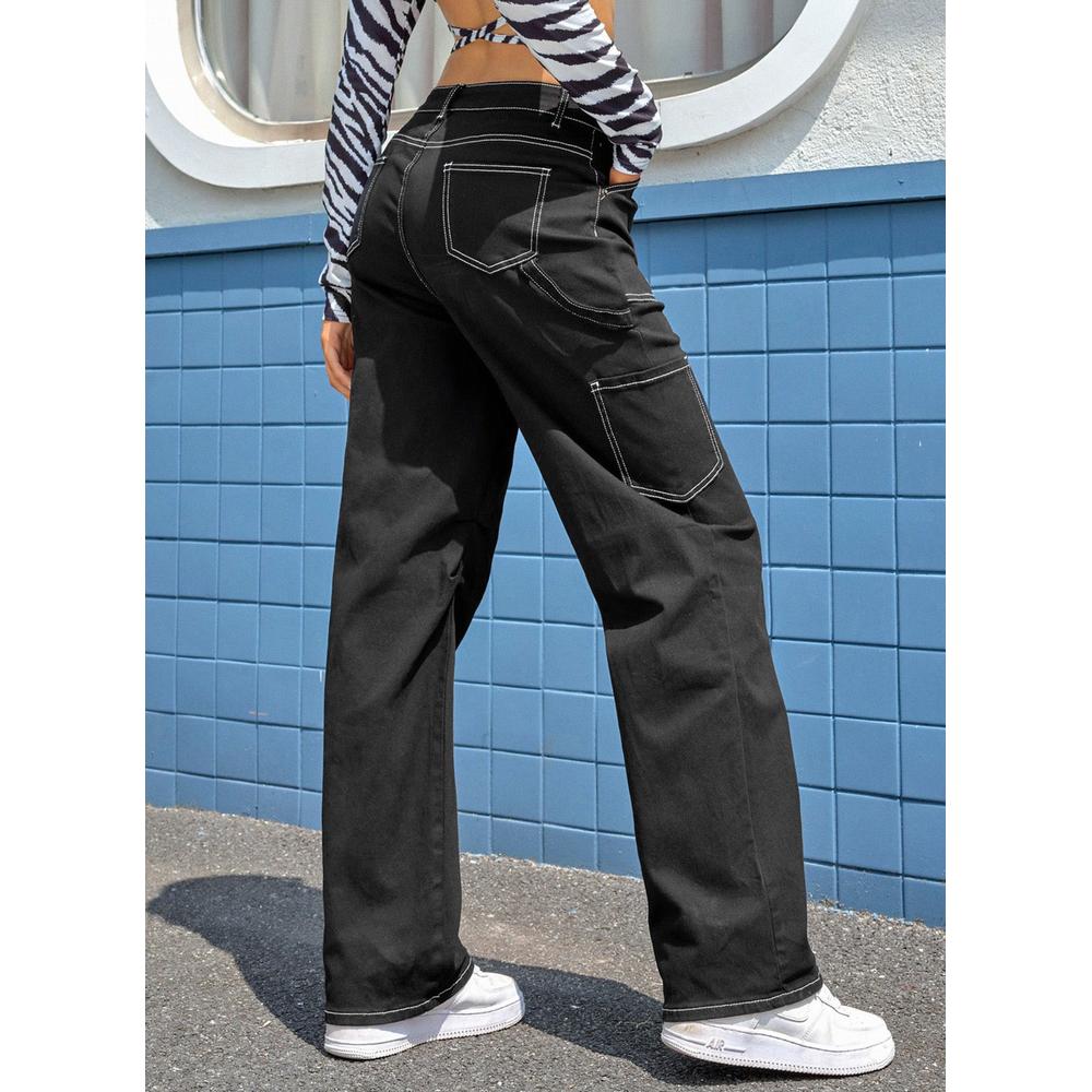 Azura Exchange High Waist Cargo Pants with Pockets - 14 US