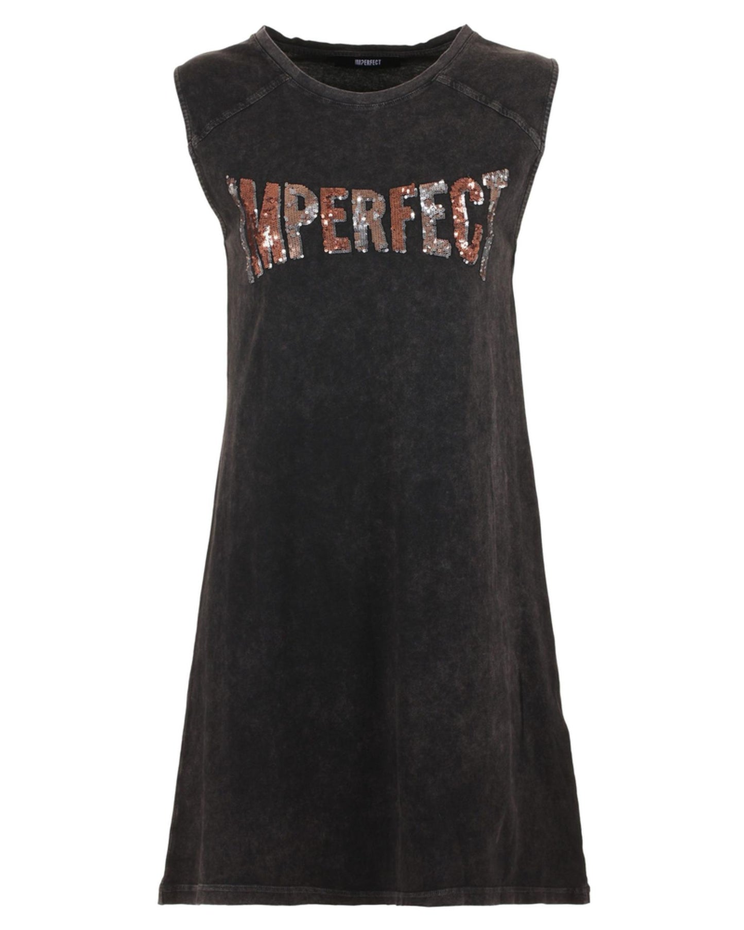 Logo-Embellished Black Dress XS Women