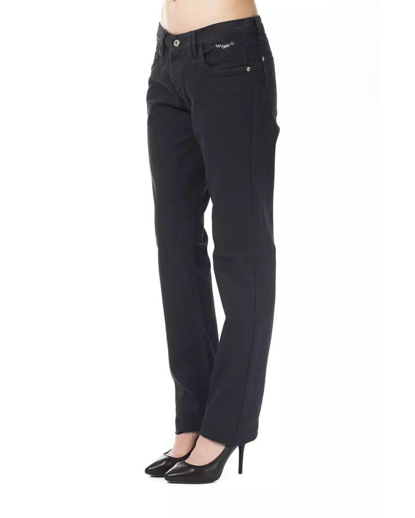 Ungaro Fever Women's Blue Cotton Jeans & Pant - W34 US