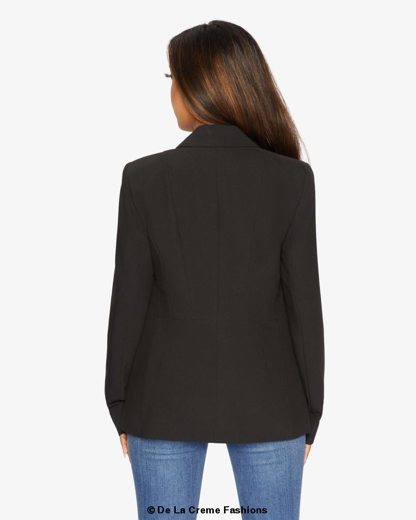 Black Casual Blazer